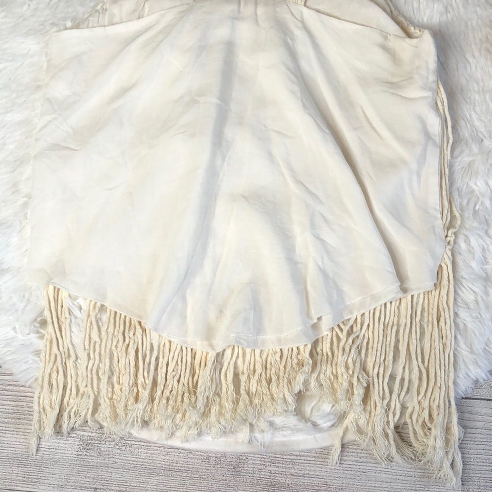 Surf Gypsy Crochet Macrame Fringe Tank Top Medium - Picture 9 of 12